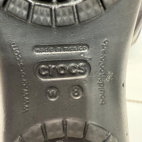 Crocs Kadee Womens Size 8 Black Ballet Flats - Picture 4 of 8